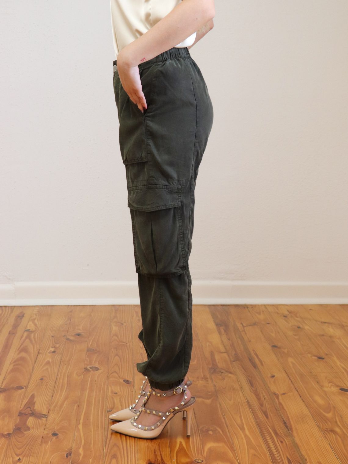 Drawstring Waist Cargo Trousers – Styched Fashion