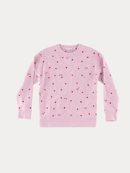 Martina Pink Heart Sweater